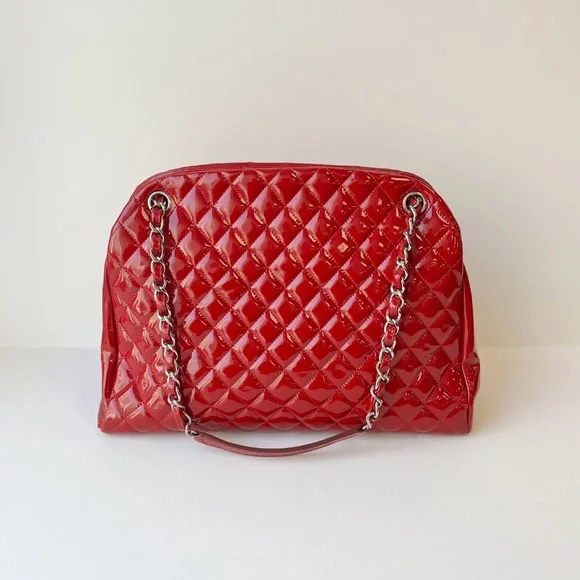 Chanel Mademoiselle Red Patent Leather Shoulder Bag - Vintage and EUC! - Picture 8 of 17